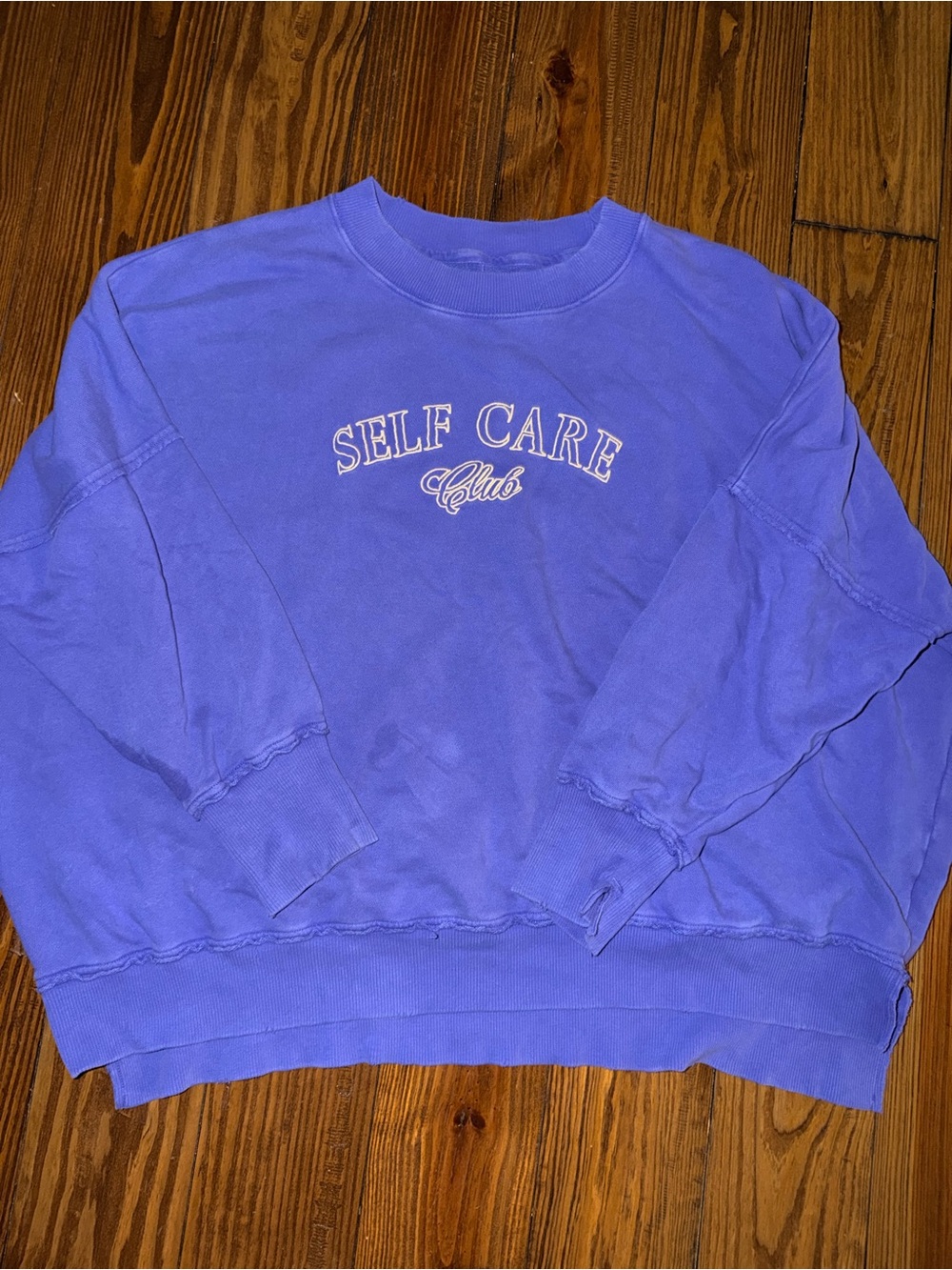 aerie  "Self Care Club" Crewneck Sweatshirt